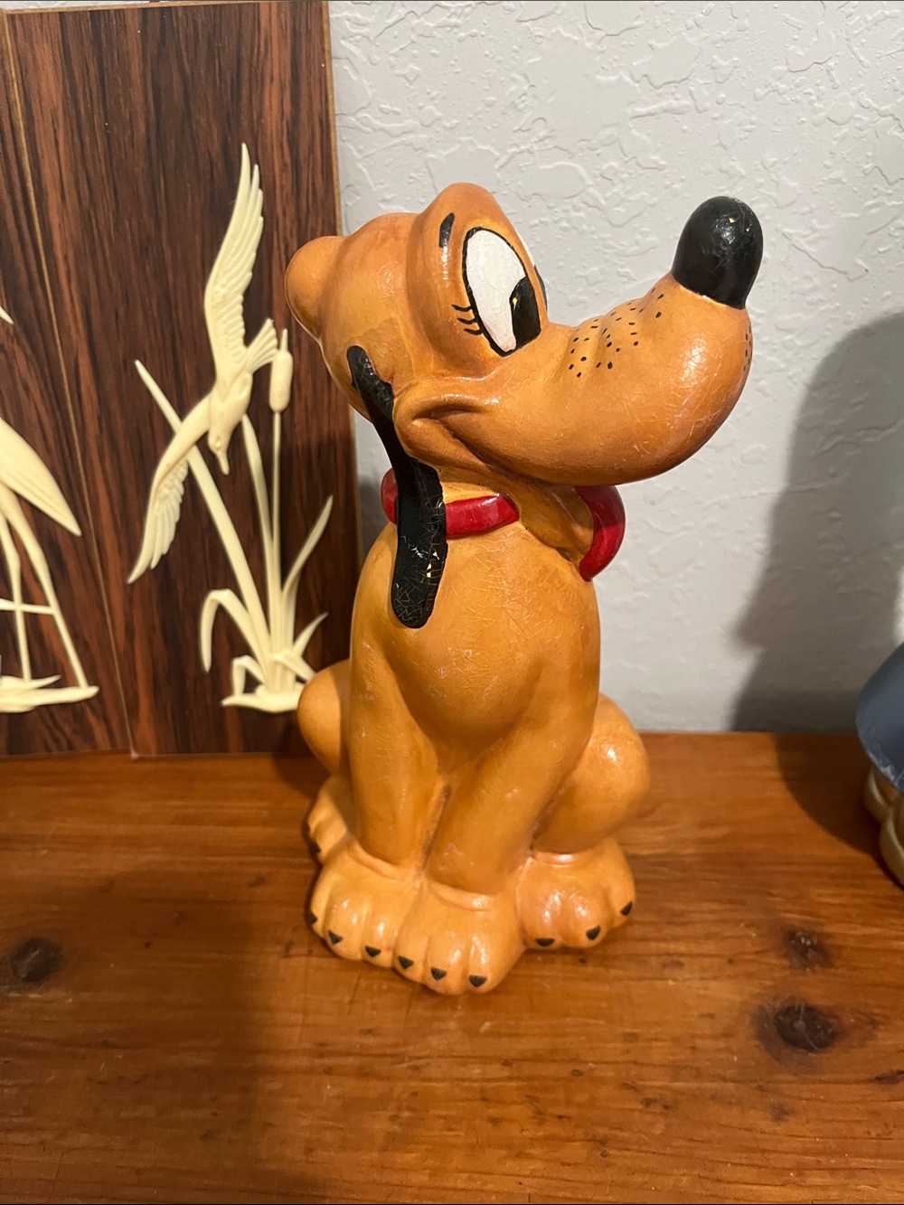 Vintage-Walt Disney Prod Goofy 1960’s Hand Painted 9 inch Figurine Freckles